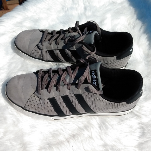 adidas grey suede sneakers